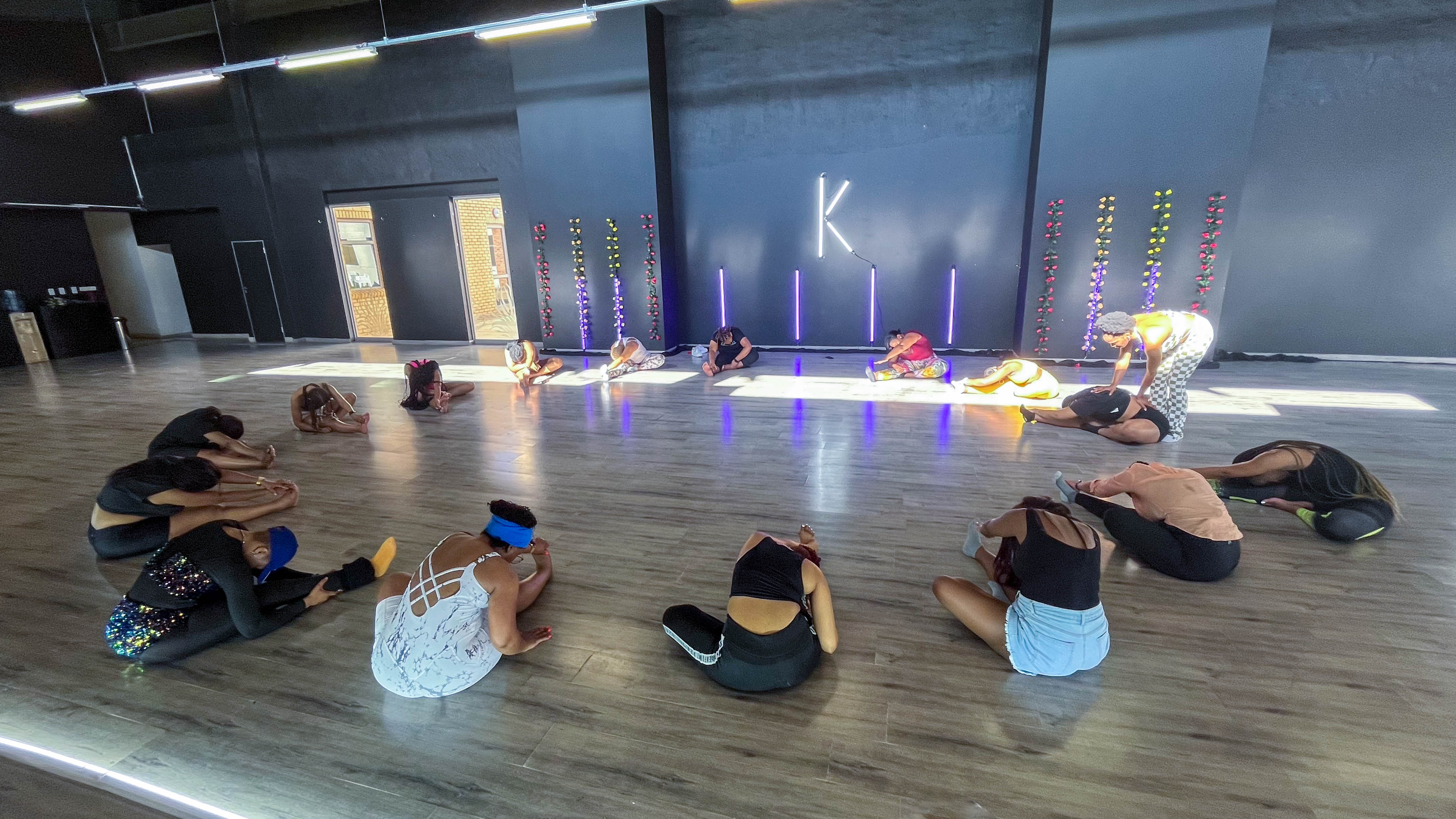 Group dance class