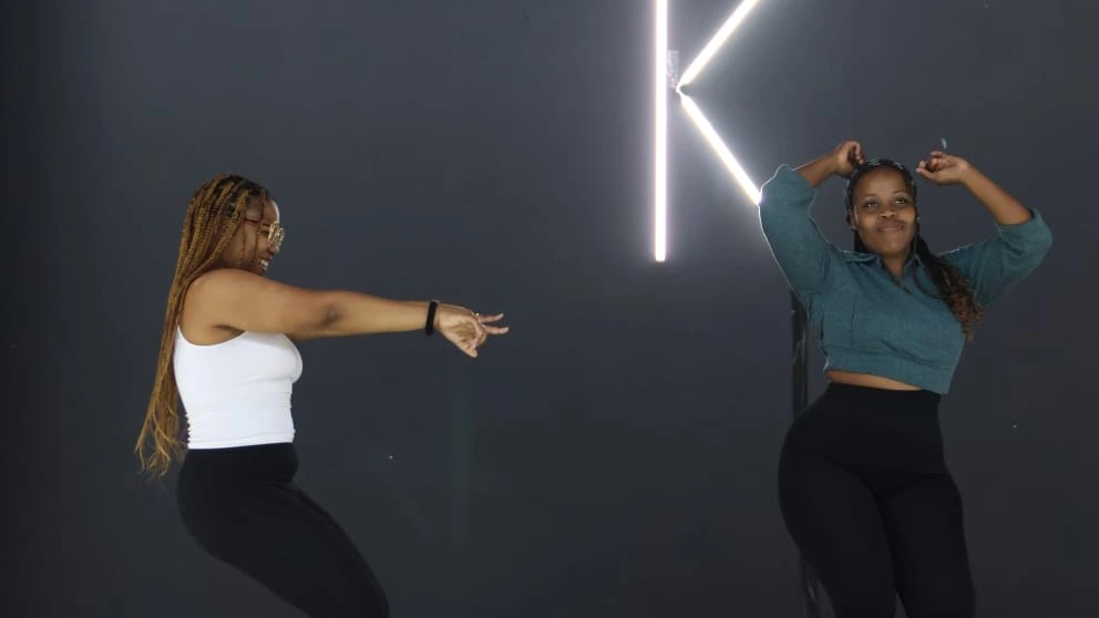 Dancers performing